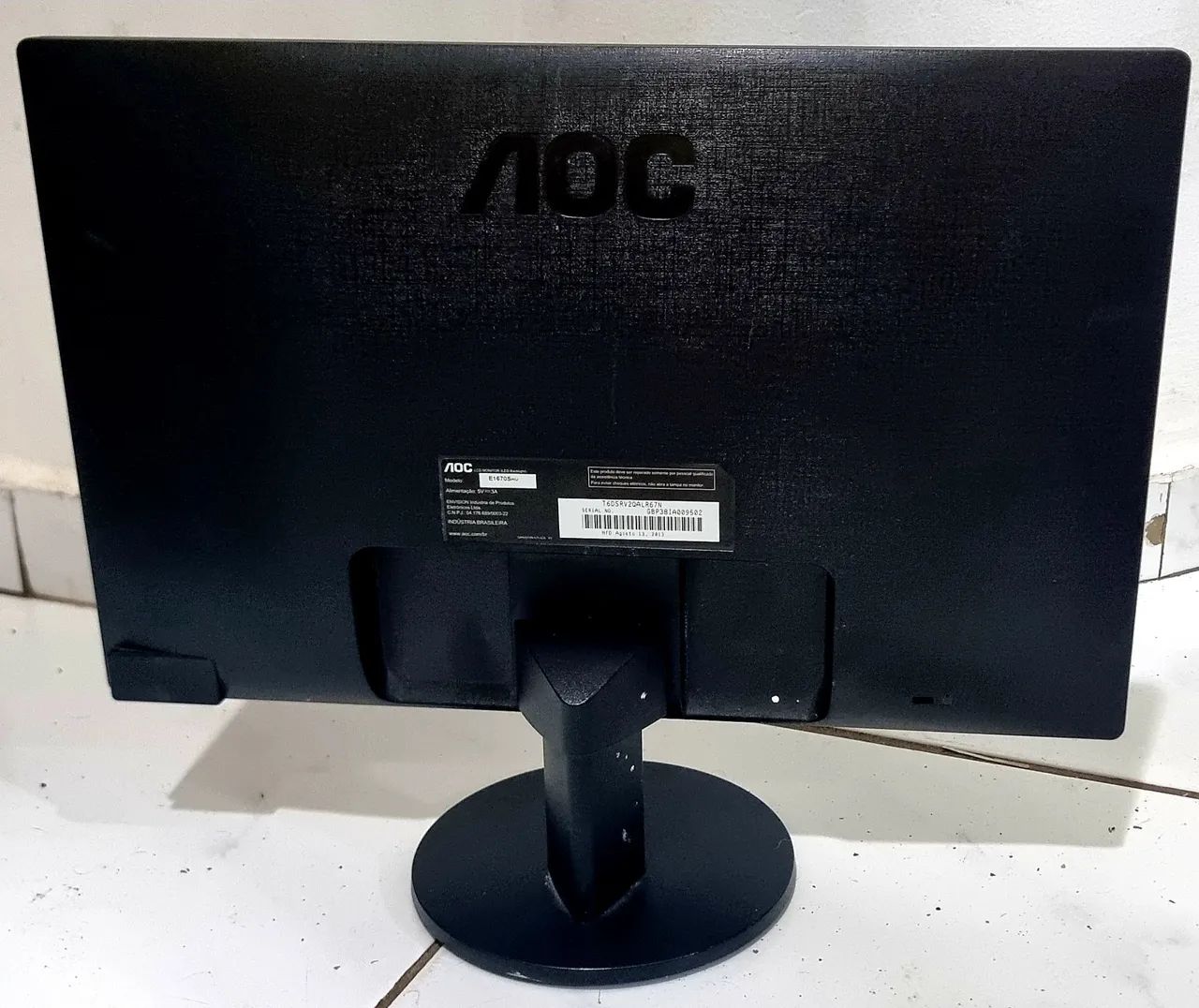 Monitor AOC E1670S 16 Polegadas ? Compacto ? - Foto 2