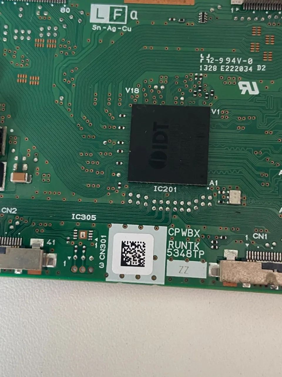 Placa Tcon Sony Kdl-60r555a Cpwbx Runtk 5348tp Com Flats - Foto 2