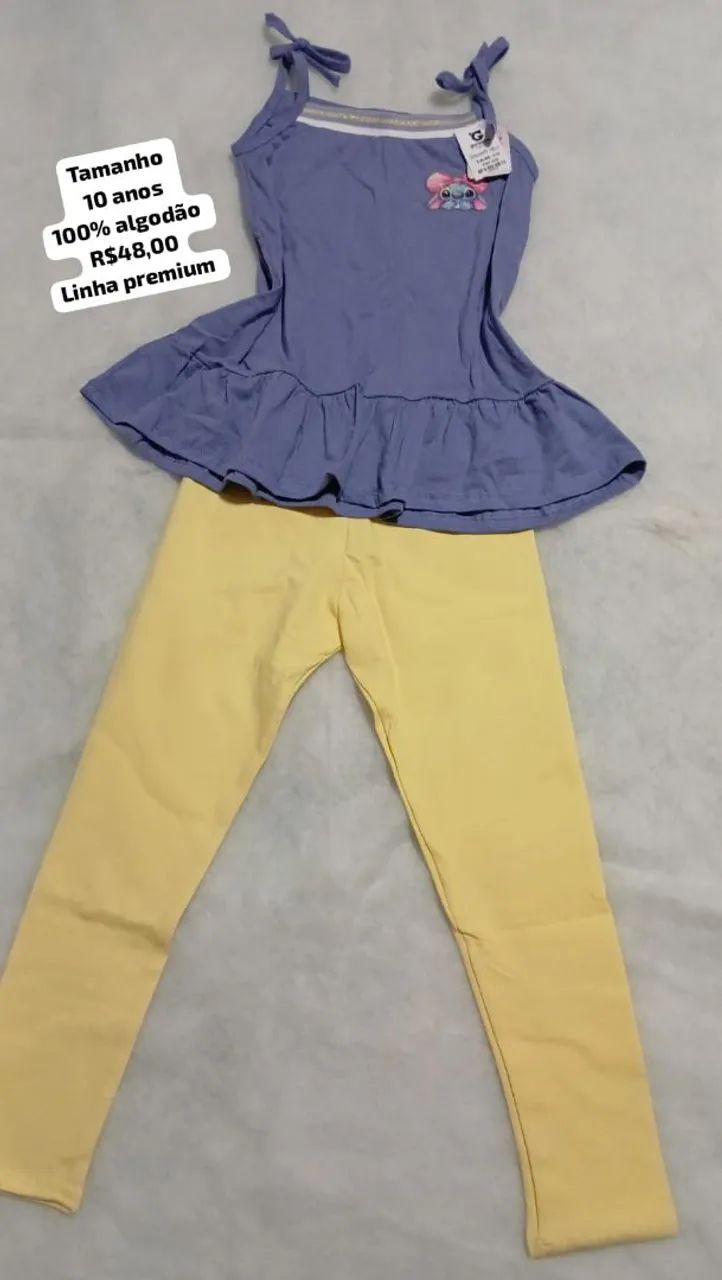 Conjunto de  menina - Blusa e Legging