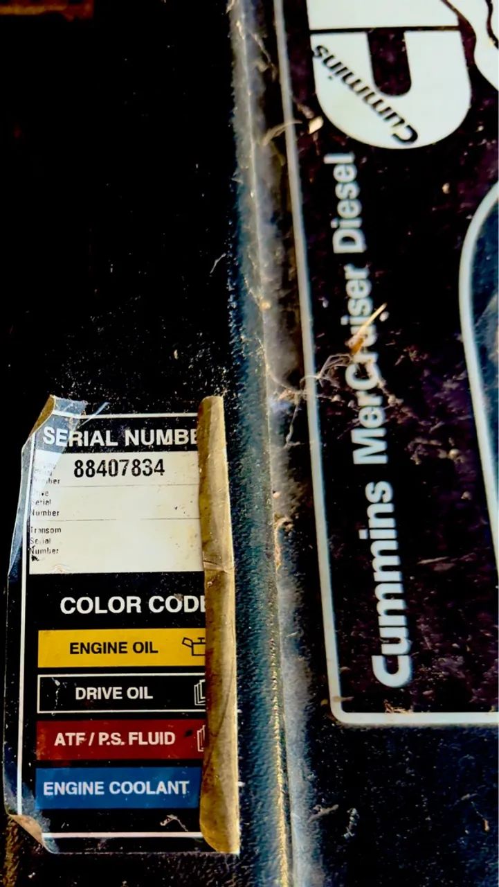 2  Motores Mercury Diesel QDS4 4.2 82h Branco Parella - Foto 2