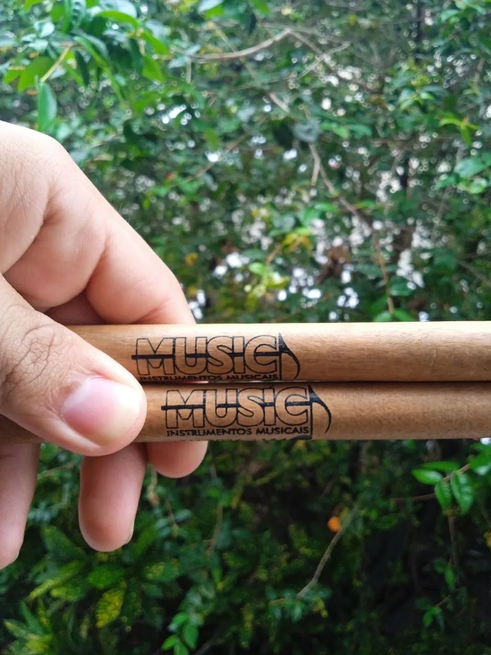 PAR DE BAQUETAS DE BATERIA ALTA QUALIDADE  - Foto 2