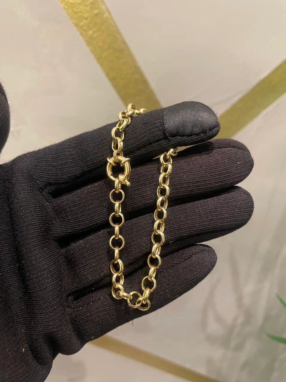 Pulseira portuguesa ouro 18k  - Foto 4