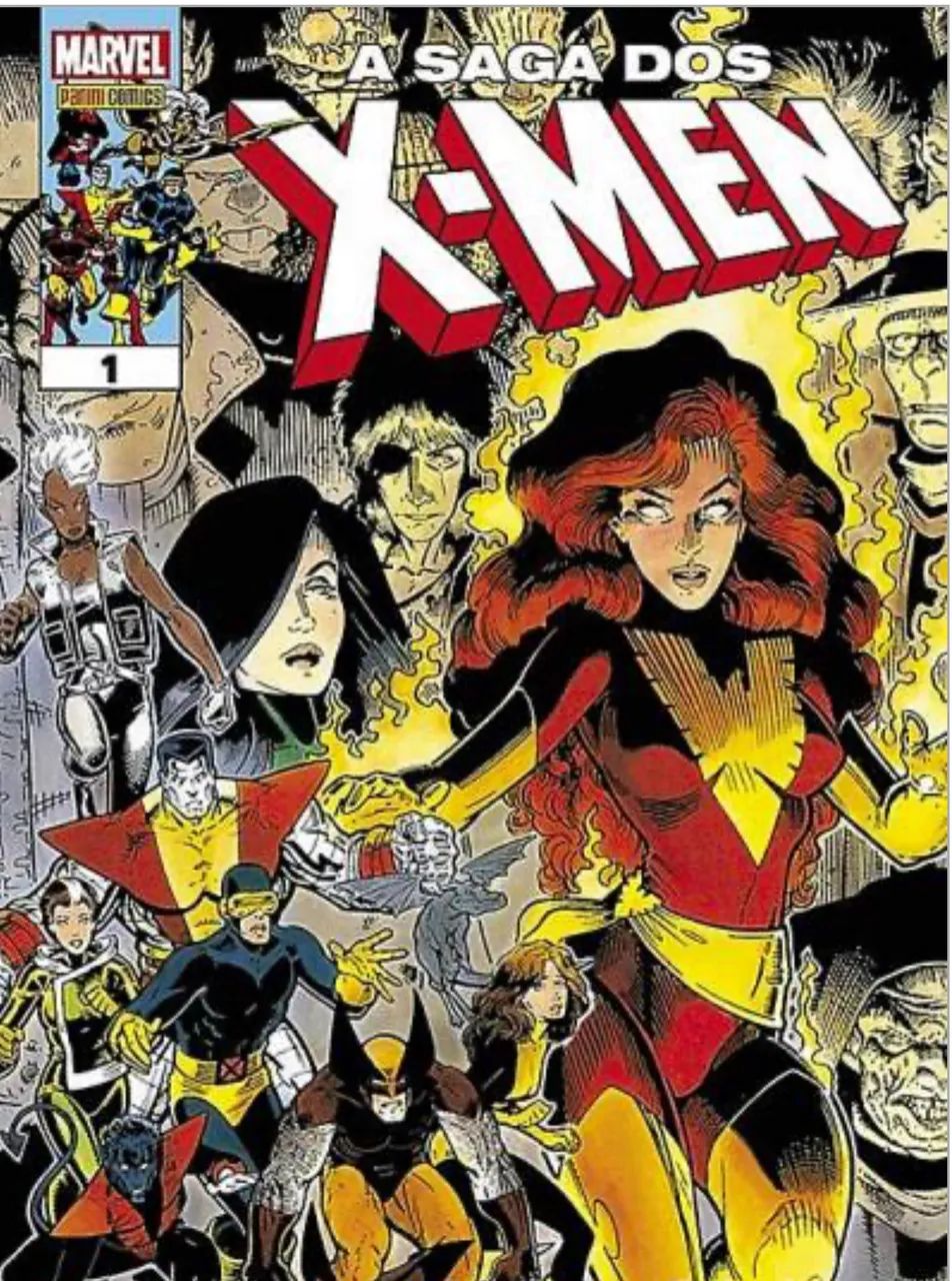 Panini comics Saga dos X-Men, A 1ª Série completa 36 volumes Marvel 