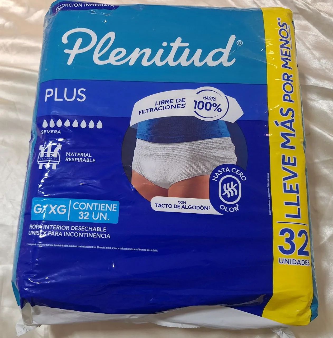 Fralda Geriátrica/Roupa íntima Plenitud G/XG - Foto 3