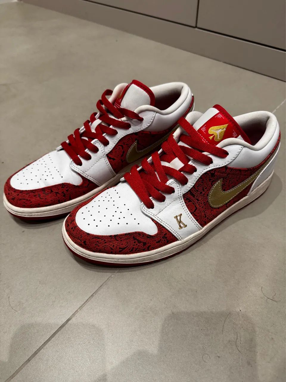 Nike Air Jordan 1 Low Spades - Calçados - Sítio Tamboré Alphaville