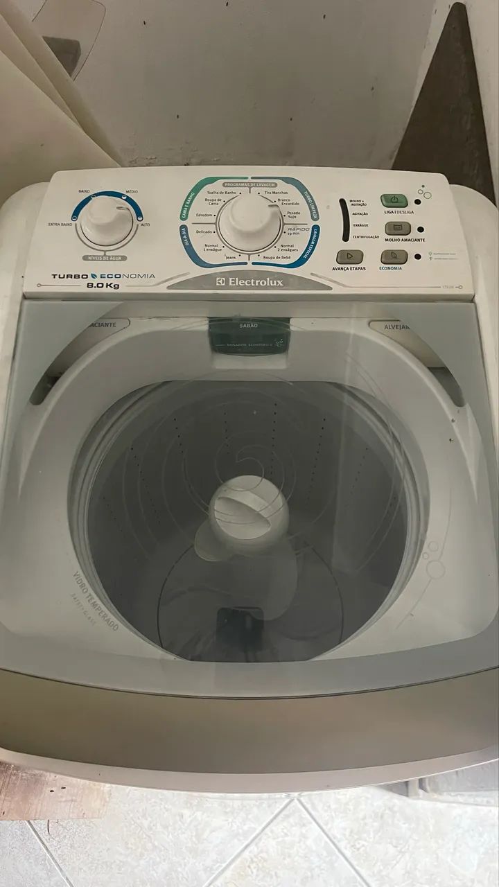 Máquina de lavar roupa 8kg 