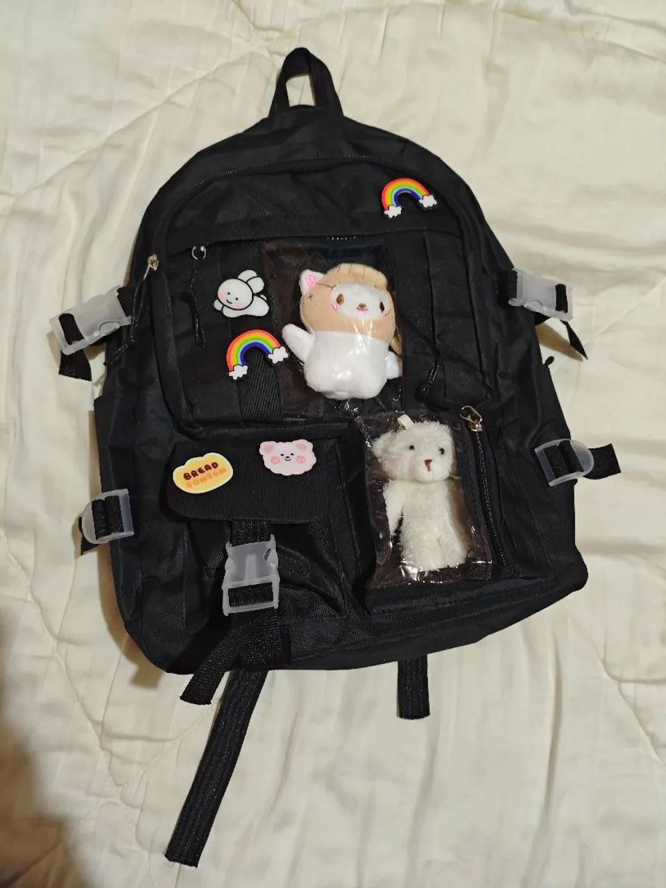 Mochila escovar feminina