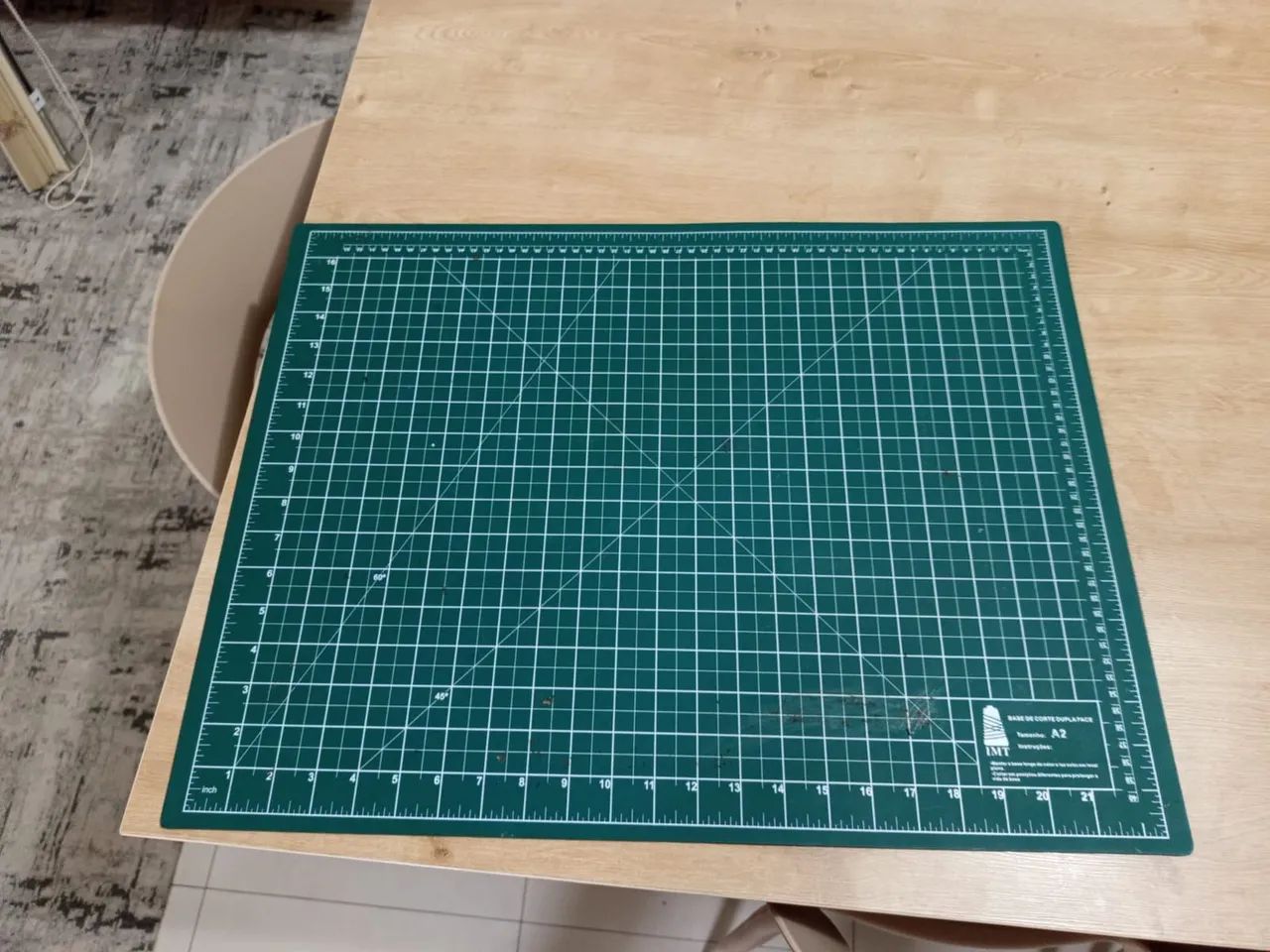 Placa ou tapete de cortar tecido 