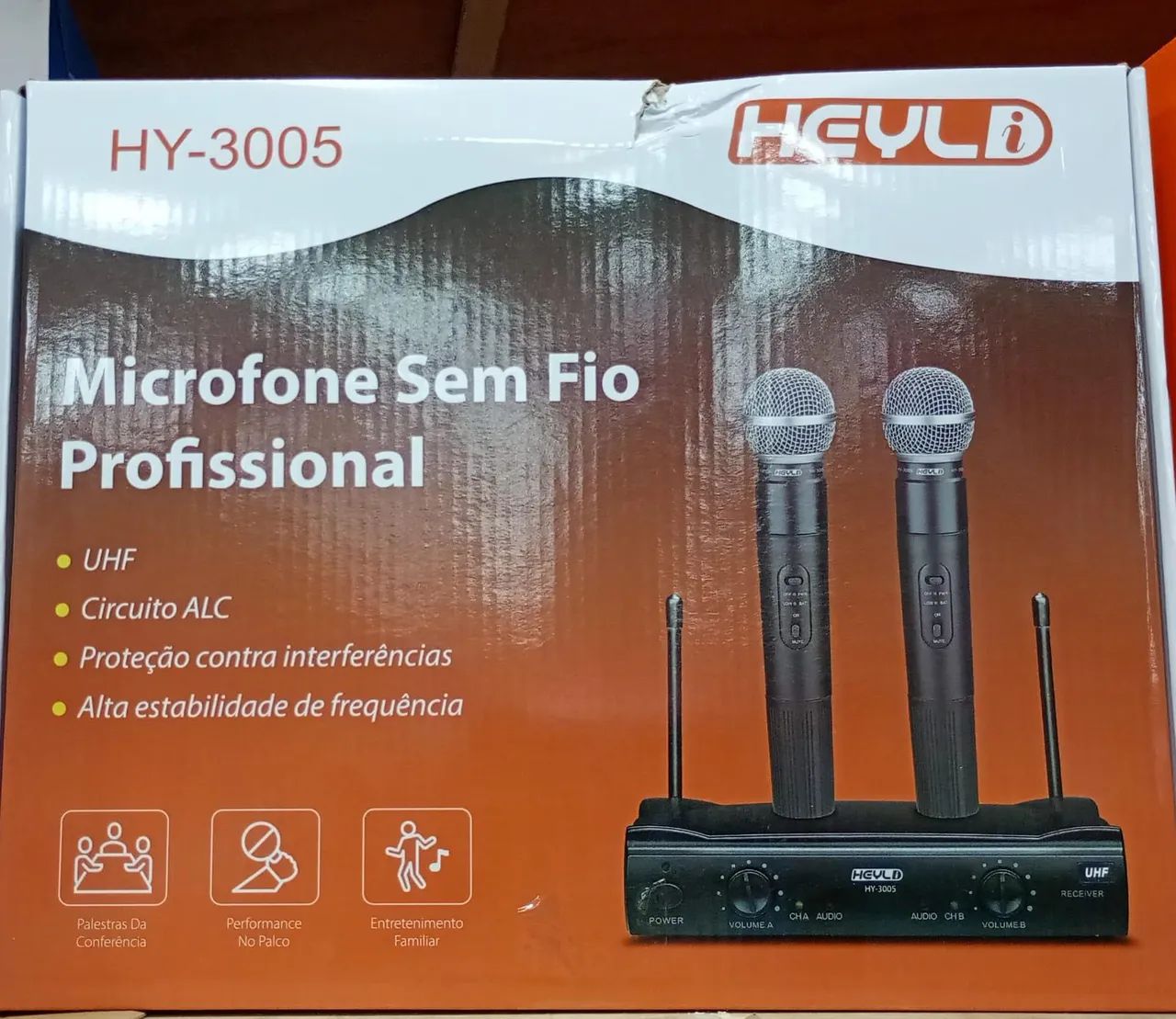 Microfone sem fio 451967417960386560