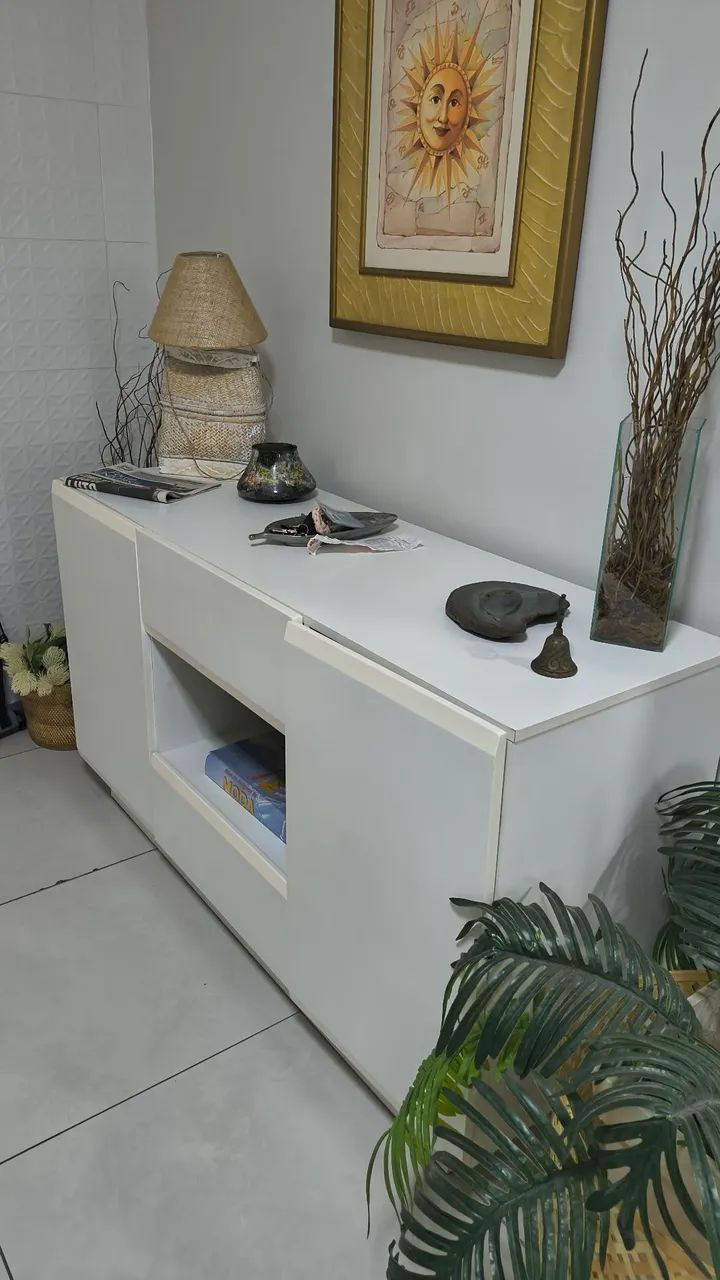 Buffet branco em mdf