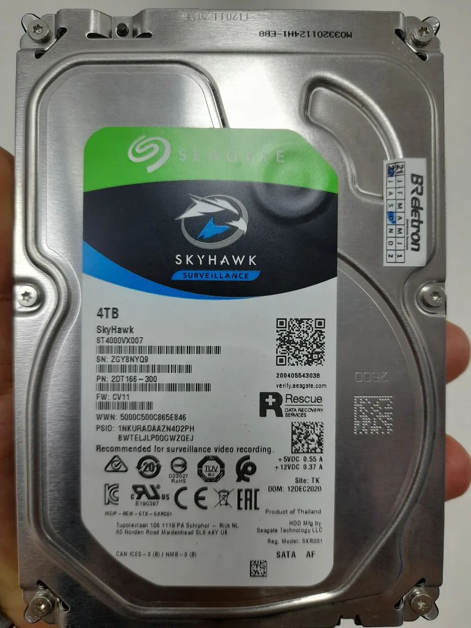 Vendo HD para CFTV 4Tb