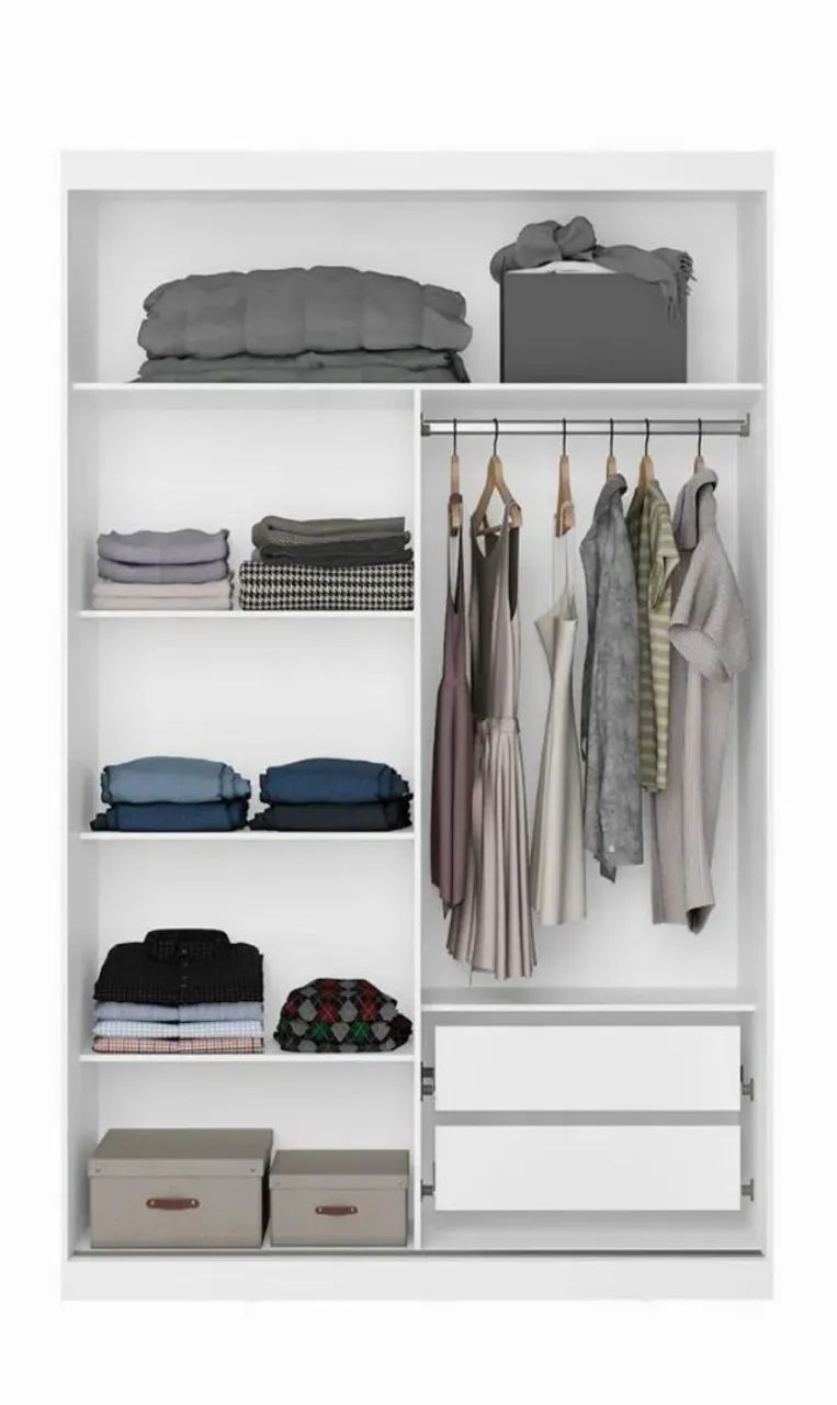Guarda Roupa de solteiro Bartira Paris - Foto 3