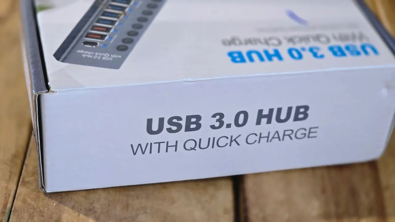 Hub USB 3.0 Quick Charge com múltiplas portas USB - Foto 3