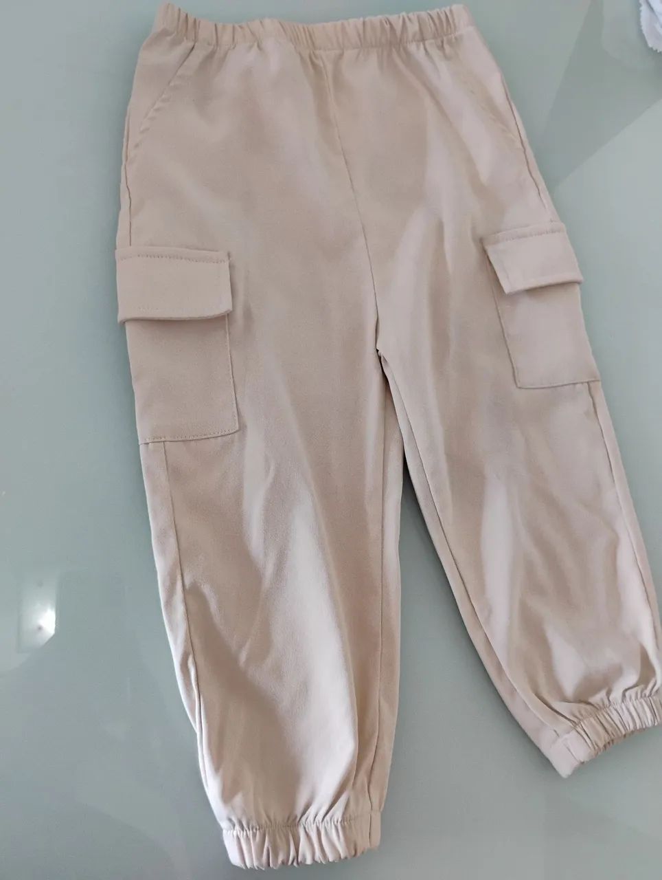 Calça Cargo Infantil Menino Lisa com Bolsos - Foto 2