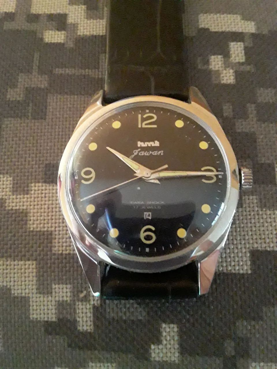 Relógio vintage HMT, mod. Jawan.