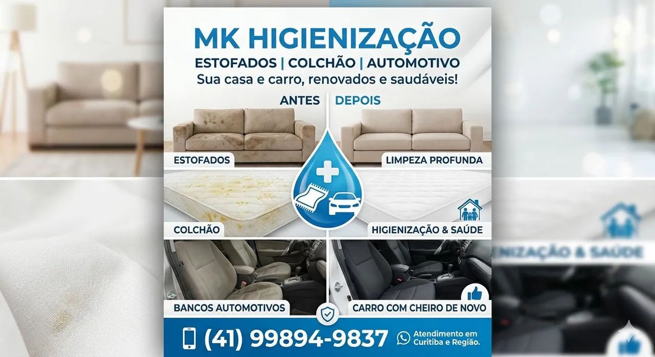 Higienização de estofados 