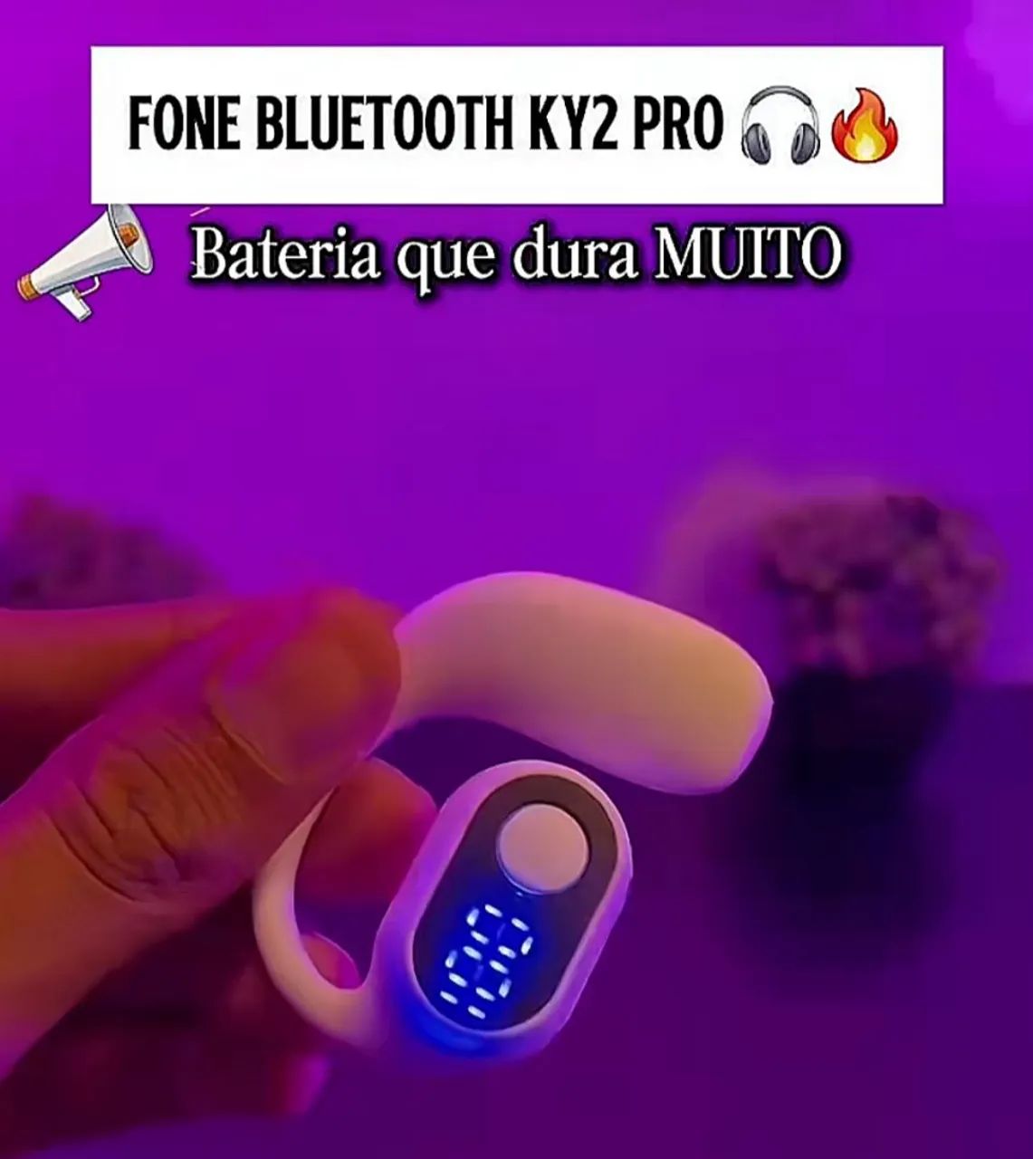 Fone de ouvido sem fio bluetooth OWS KY2 PRO  - Foto 5