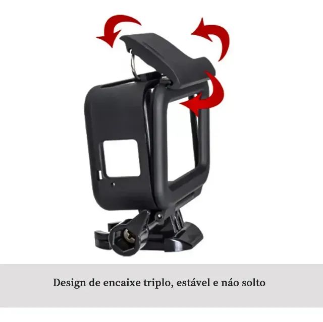 Suporte Armação Moldura Frame Case anti impacto Para Gopro Hero 9/10/11/12/13 - Foto 3
