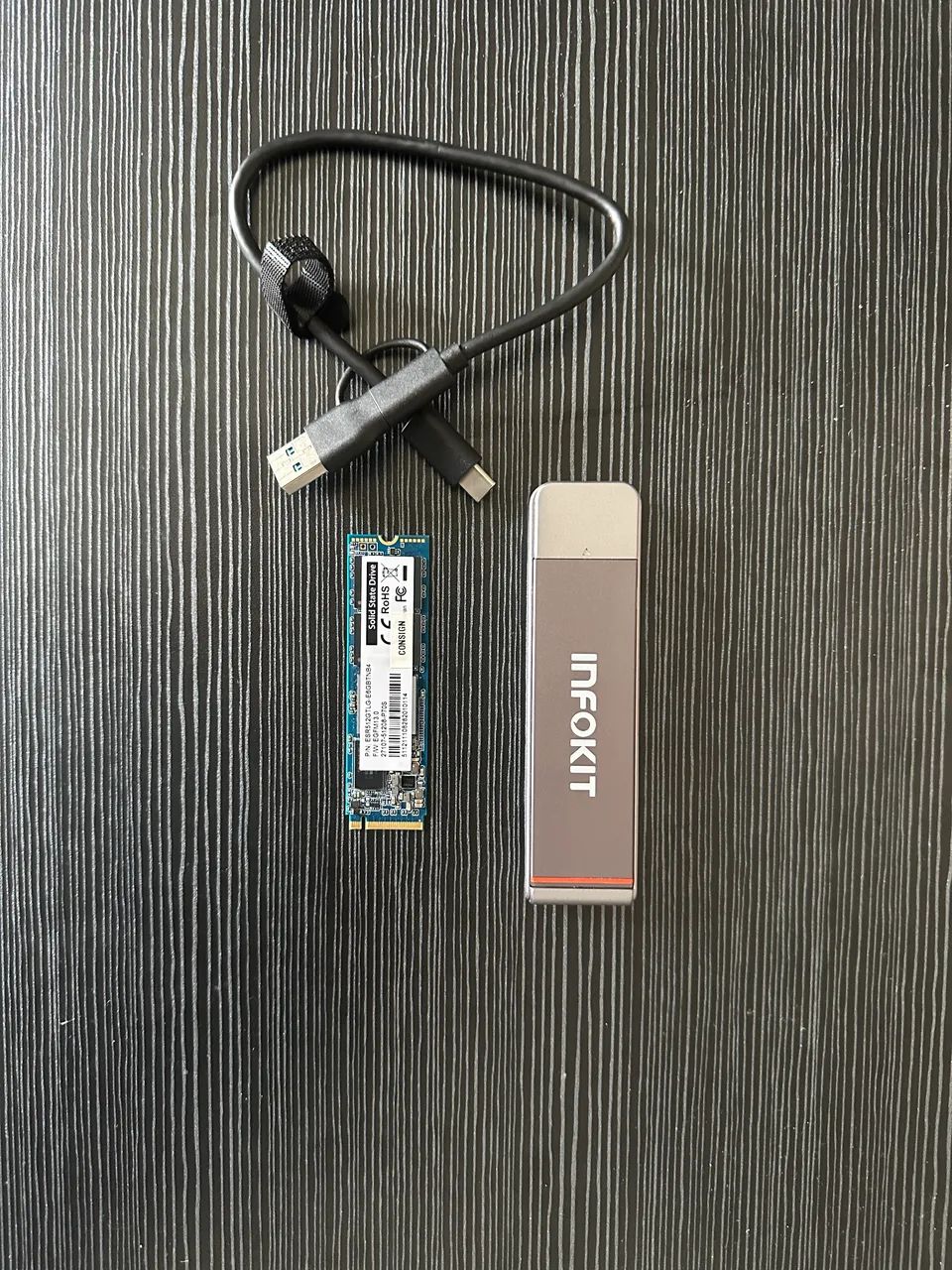 SSD NVMe M.2 500GB + Case Gaveta de Brinde