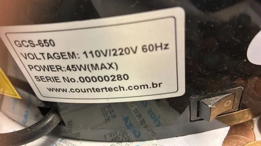 Contadora/Classificadora de Moedas Countertech GCS-650  - Foto 3