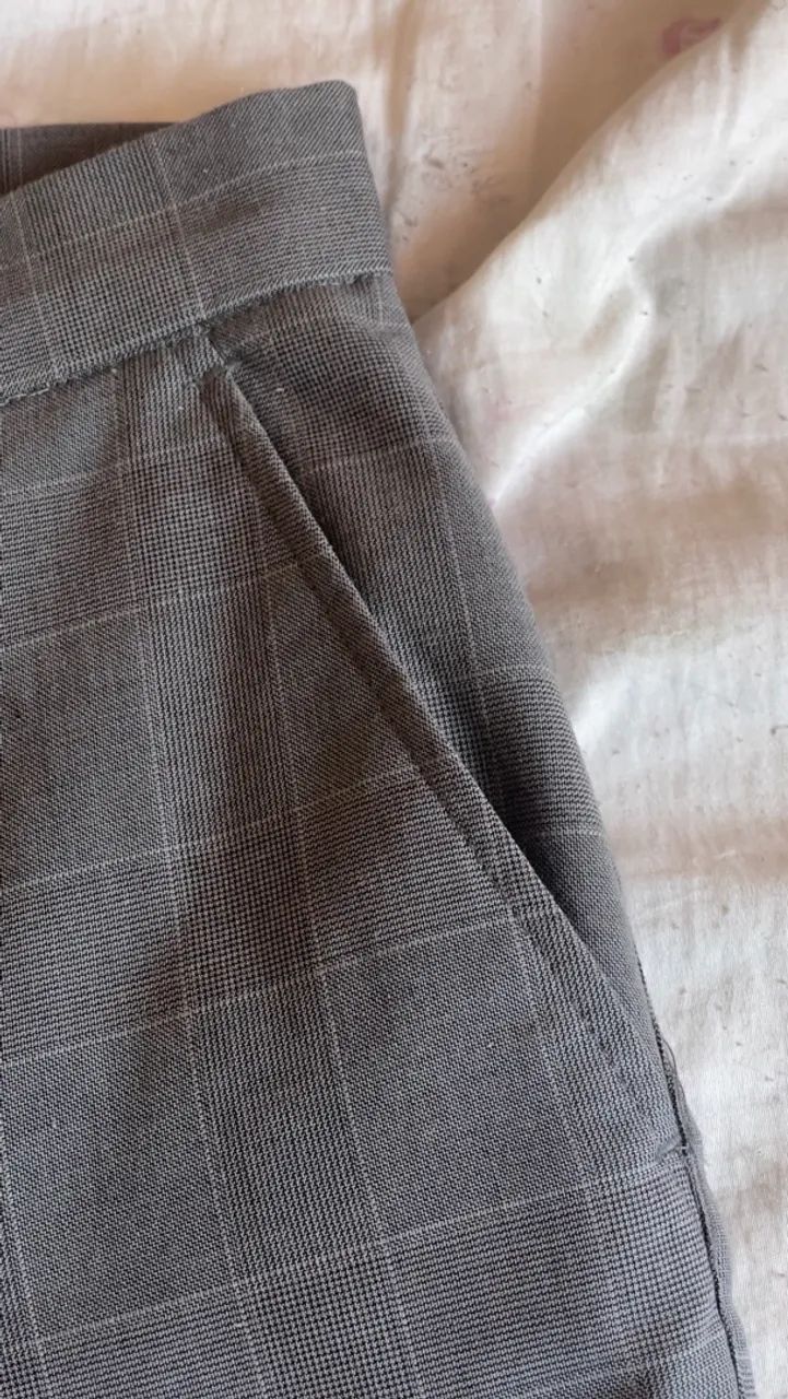 Calça de alfaiataria xadrez  - Foto 2