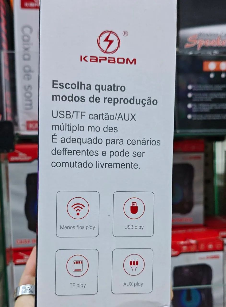 Caixa de Som Estilosa 15w - Foto 4