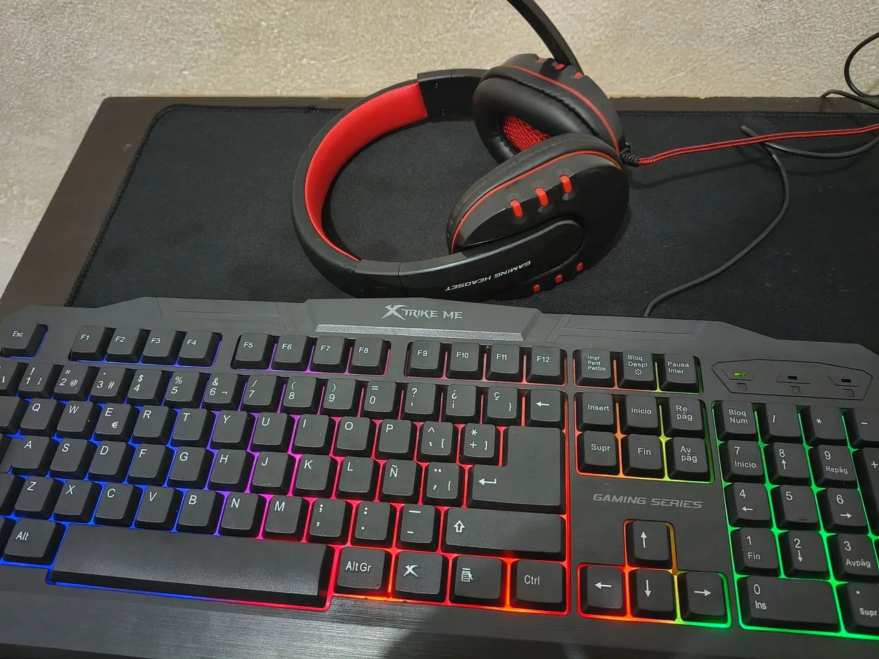 ? Kit Gamer X-Strike Completo - Teclado, Mouse, Headset e Mousepad - Foto 4