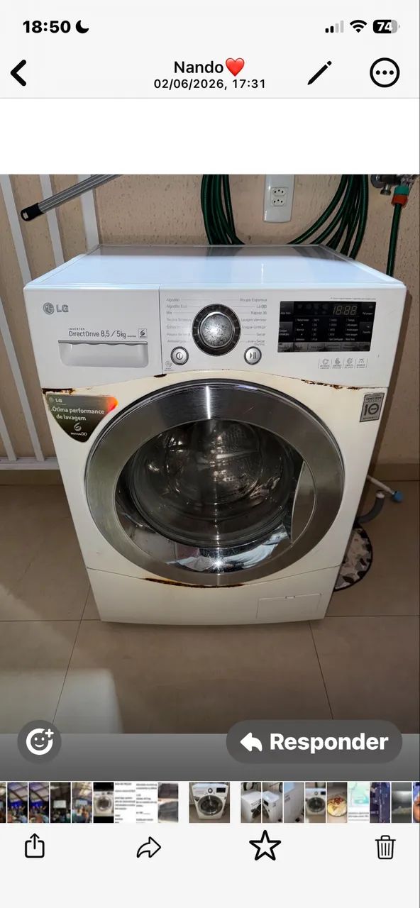 Vendo lava e seca LG