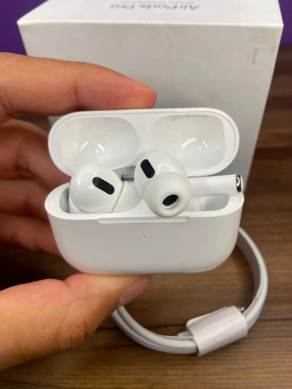 FONE BLUETOOTH PRO3 BRANCO 2.0 COM CABO LIGHTNING - Foto 3