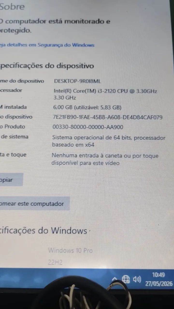 PC Completo: STi Intel Core i3 3.30Ghz, 6GB, 500HD, Win 10 - Formatado e Atualizado - Foto 4