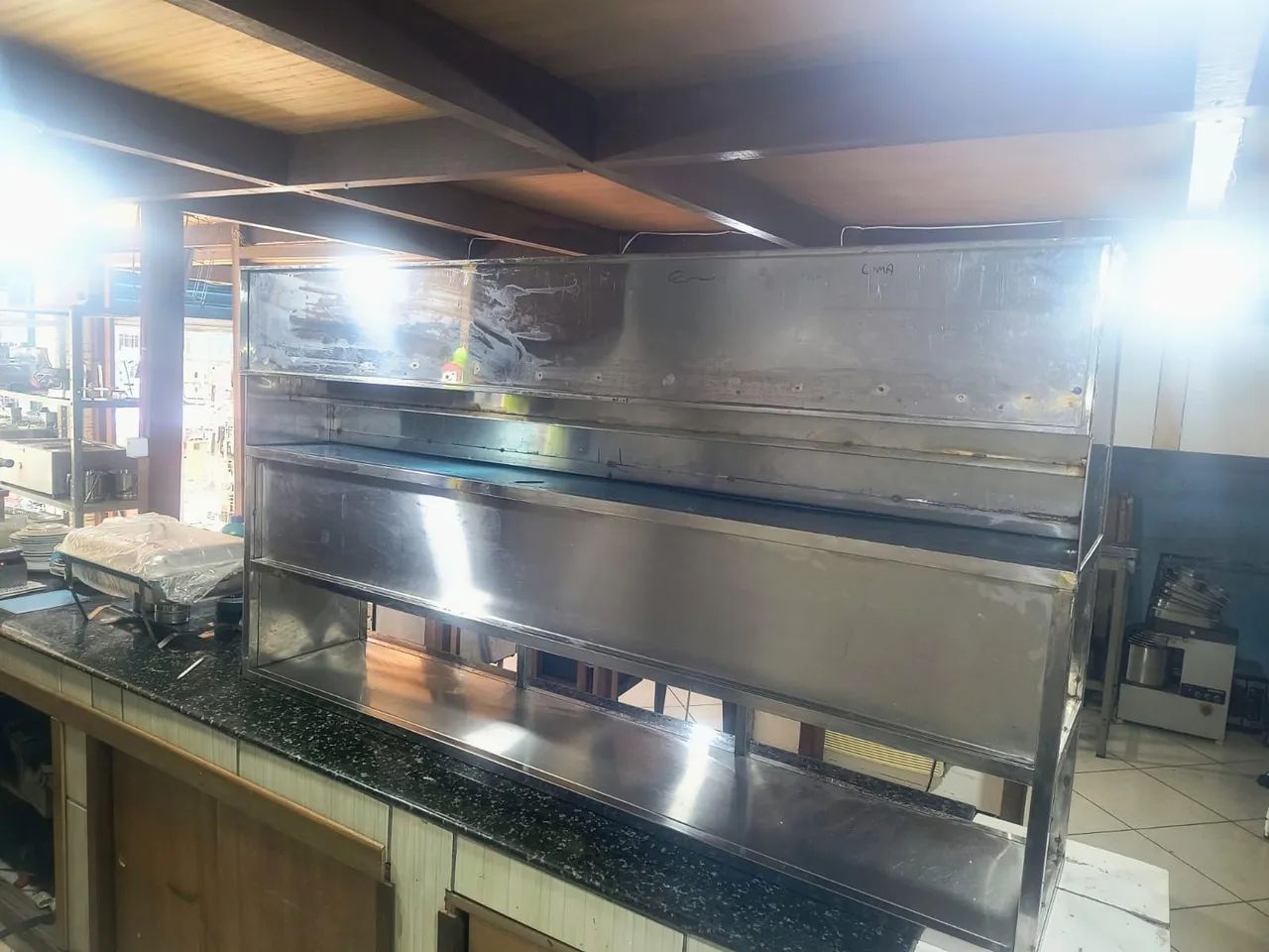Fruteira de 1.80 pro seu comércio puro inox. 304 !!! - Foto 2