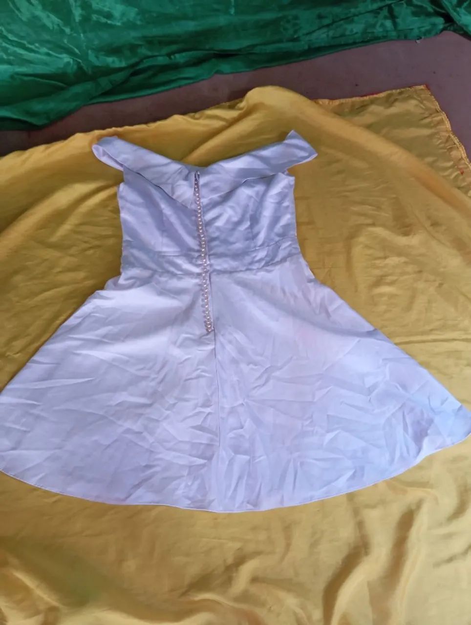 Vendo vestido d noiva usado bom - Foto 4