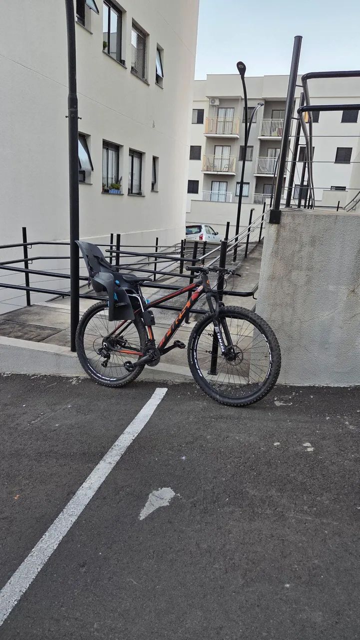 Bicicleta First Aro 29 + Cadeirinha Infantil