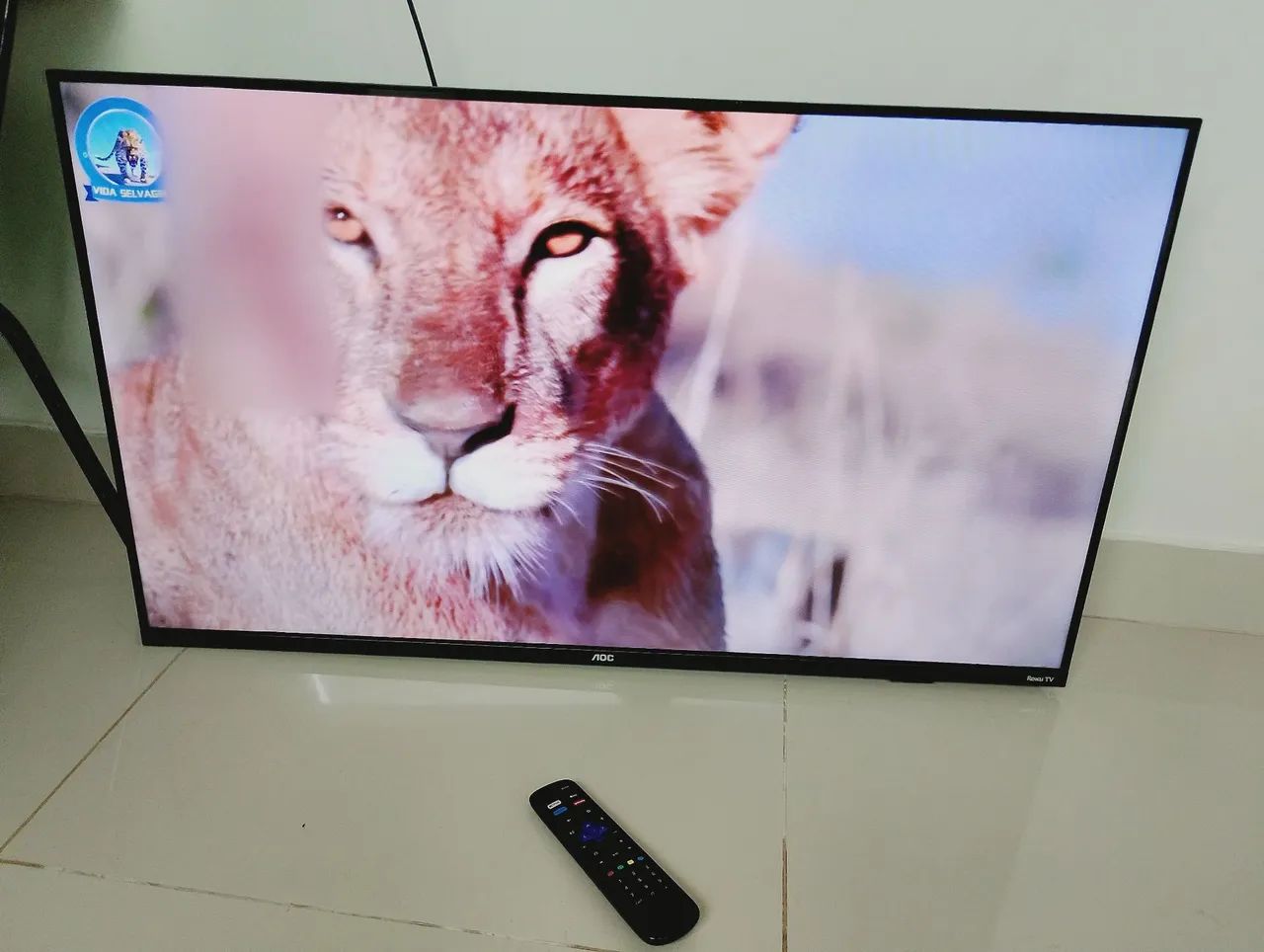 Smart TV 43 polegadas AOC usada - Foto 4