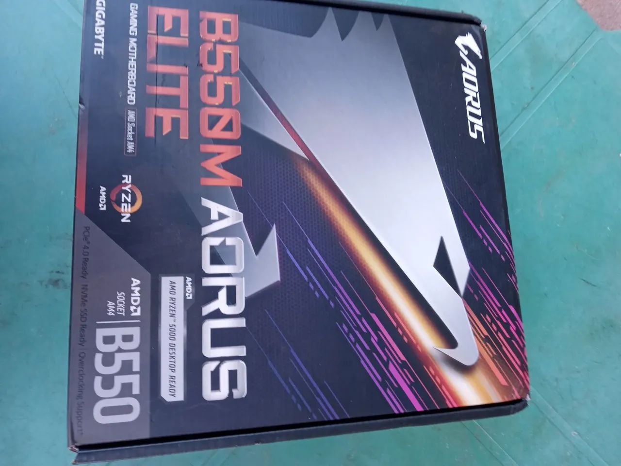 Placa mãe B550 aorus elite  - Foto 4