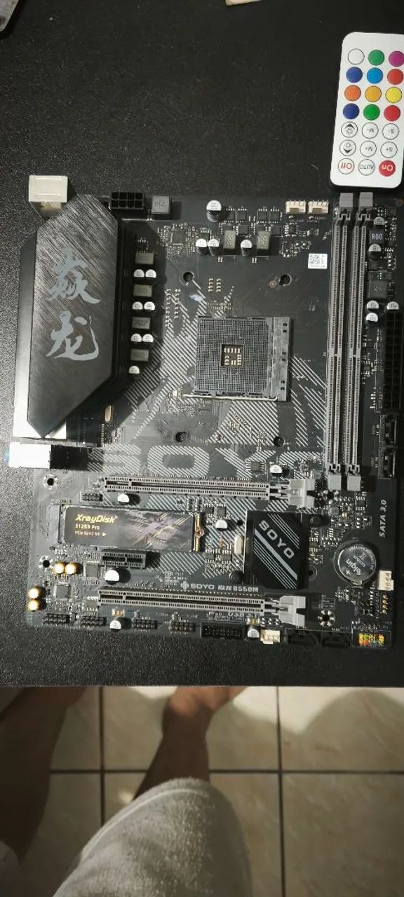 PLACA MÃE SOYO B550M AM4 DDR4 - Foto 3