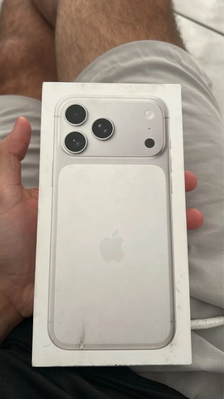 iPhone 17 pro max 256gb ativado 03/08 zerado