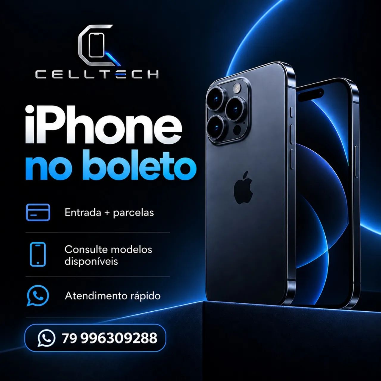 IPhone no Boleto: Entrada + Parcelas