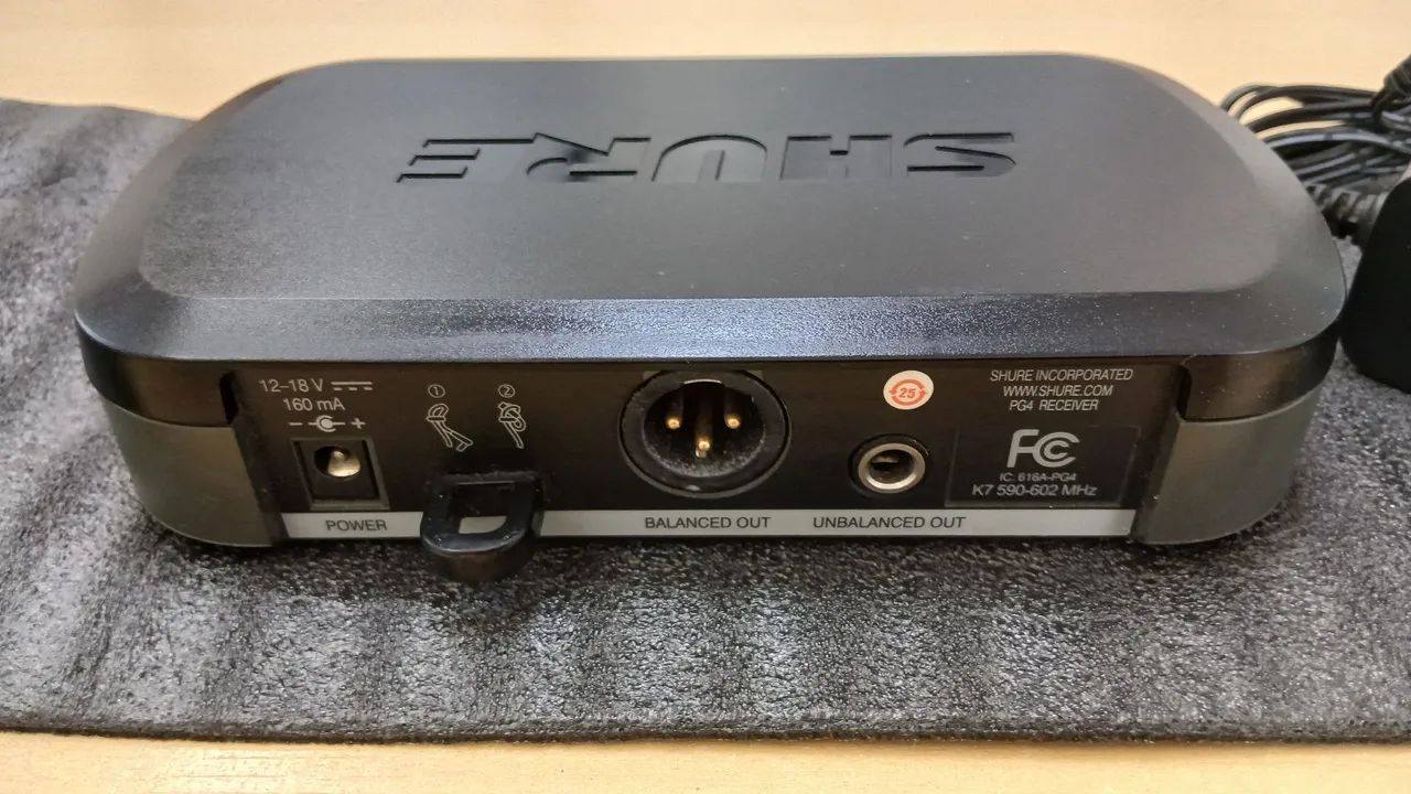 Receptor Microfone Shure PG4 - Foto 4