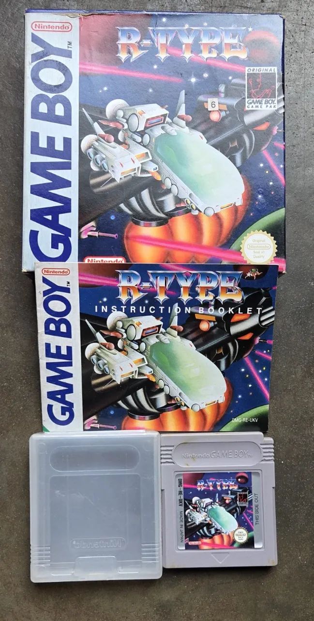 R-Type Game Boy com Caixa e Manual Original - CIB - Foto 3