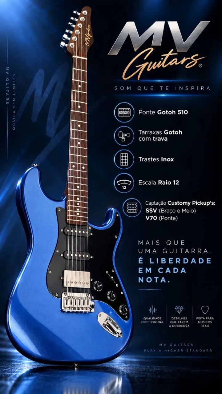 Guitarra Mv Guitars 