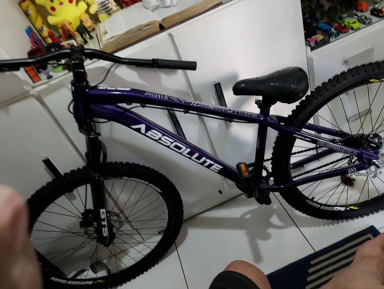 Bicicleta aro 29 absolute Brutus roxa novíssima 