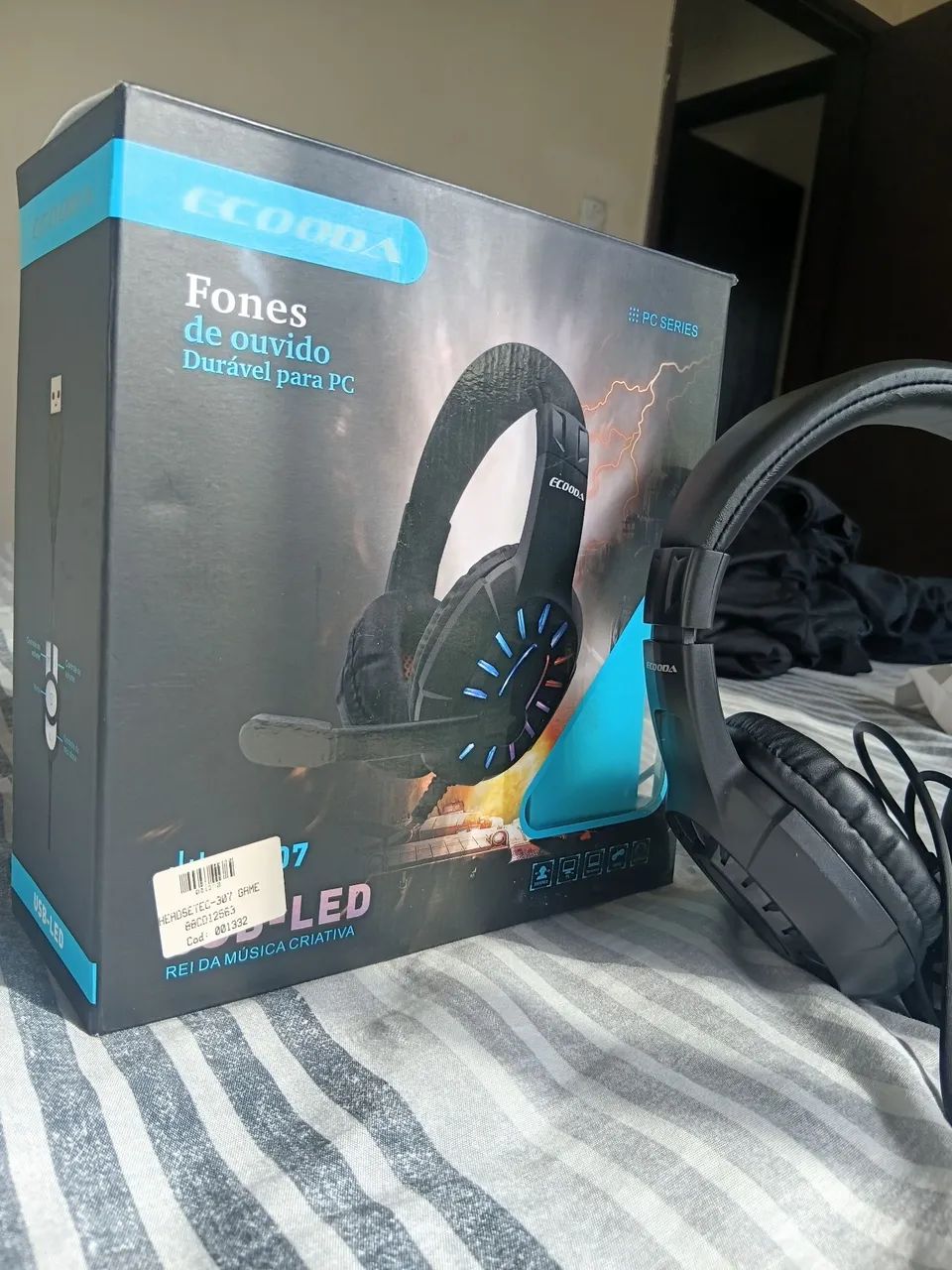 FONES DE OUVIDO PARA PC/NOTEBOOK ECOODA