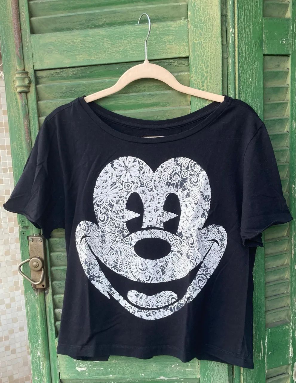 Camiseta Michey - Cropped