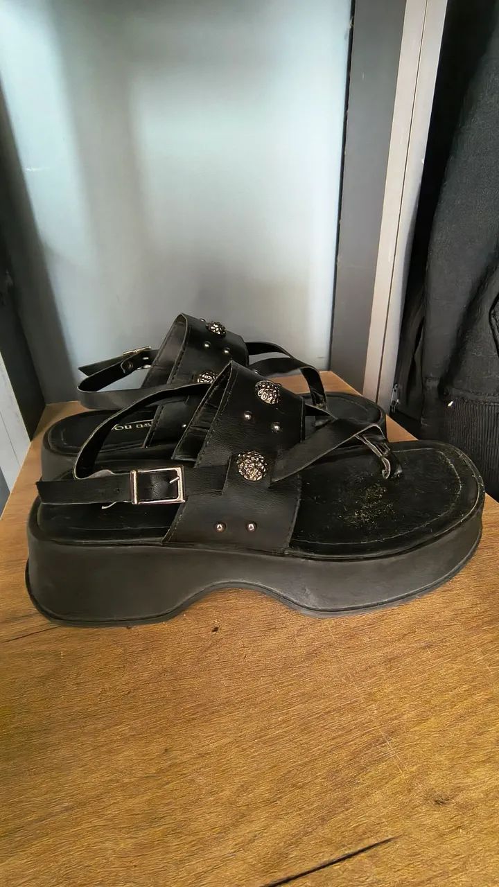 Sandália flatform plataforma média  - Foto 2