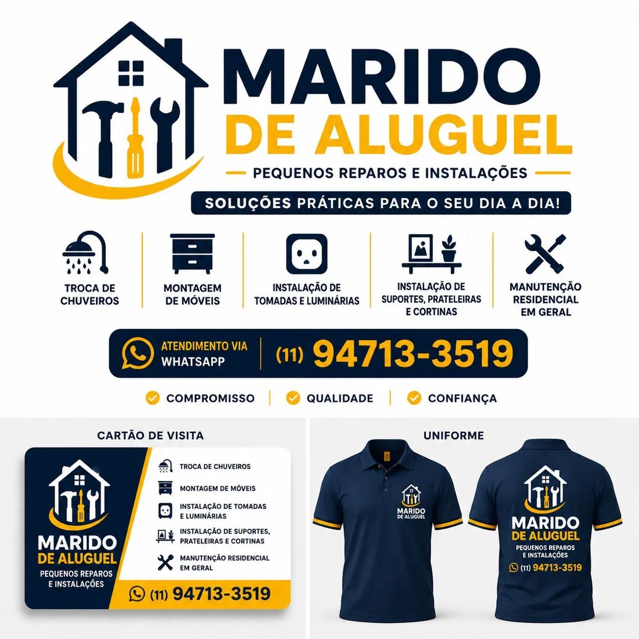 Marido de Aluguel Pequenos Reparos e Instalações