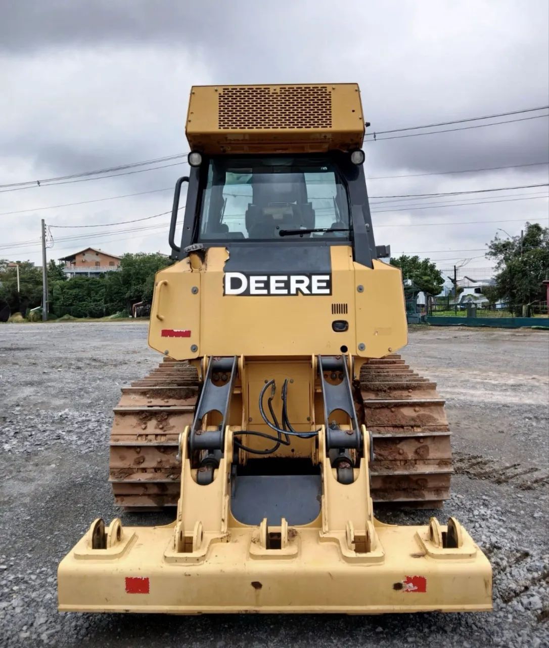 Trator de Esteira John Deere 700J ano 2021, com 5.400 horas e ar condicionado, em SP - Foto 3