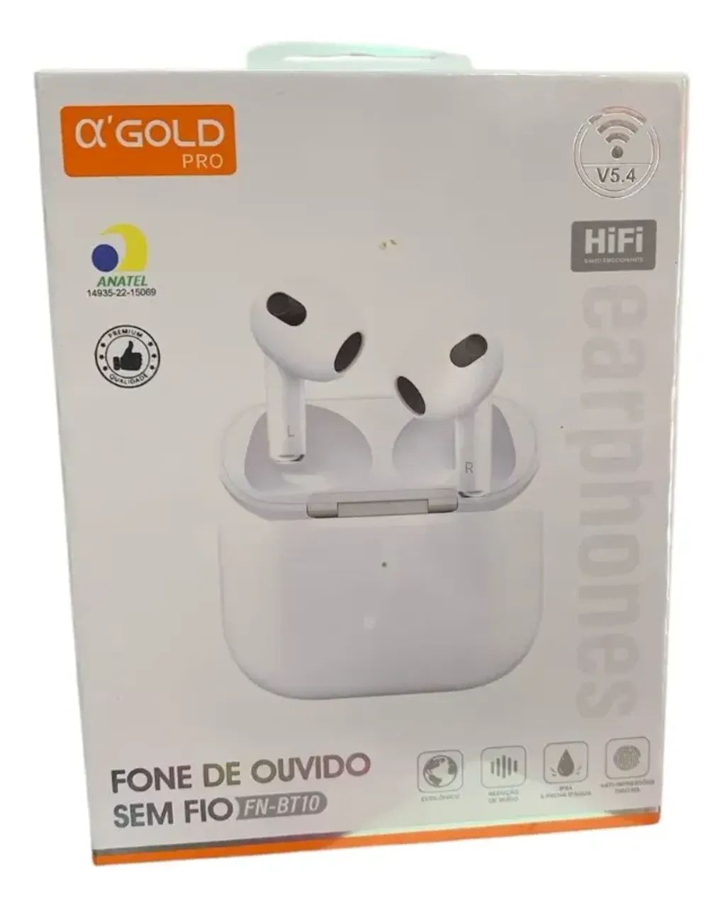 Fone Bluetooth Compatível Com Ios, Android, Samsung E Iphone Cor Branco - Foto 5