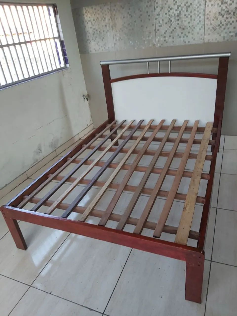 Cama casal de madeira - Foto 2