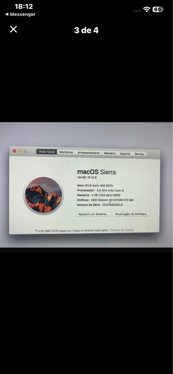 Imac mid 2011 em excelente estado - Foto 2